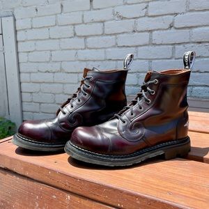 John Fluevog Derby Swirl 6 Eye Classic Derby Boot